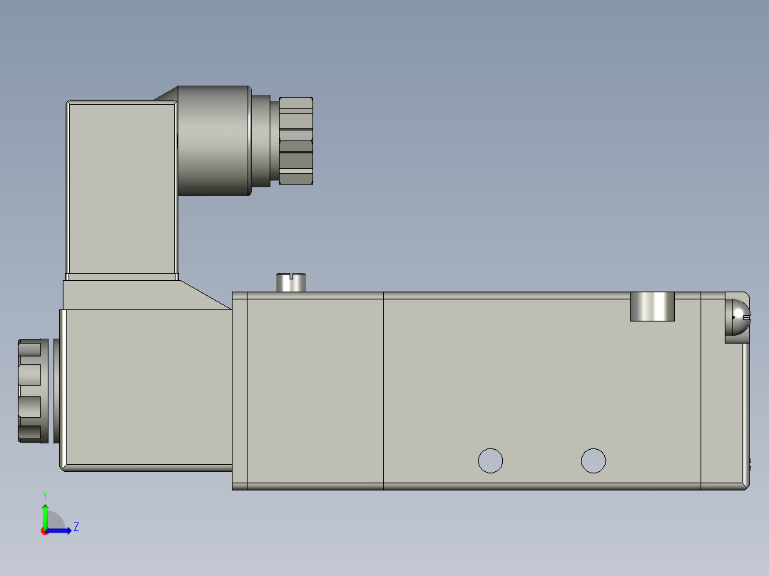 电磁阀(ALRTAC)4V11006B-KH左视图