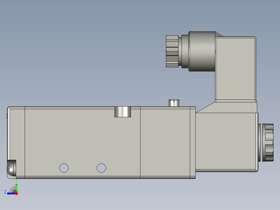 电磁阀(ALRTAC)4V11006B-KH右视图