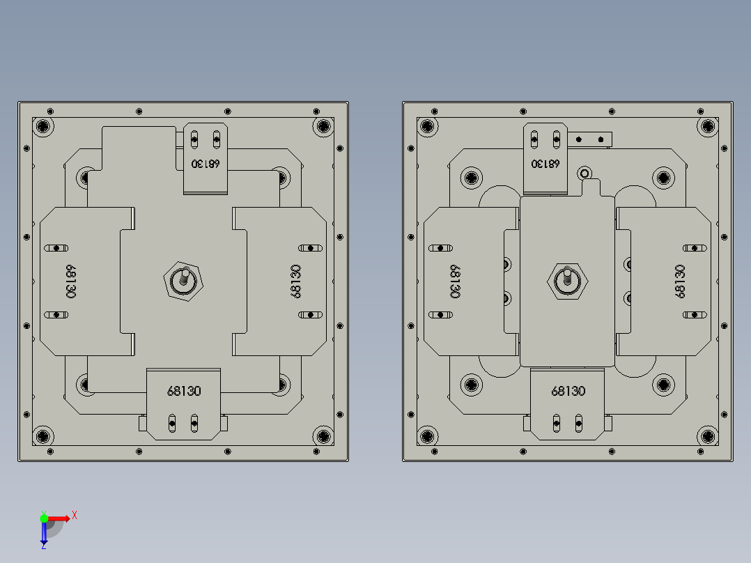 YSZ150B-05-00归正组件俯视图