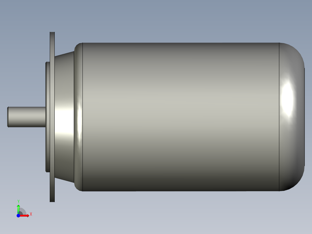 电机Y100-4示意图前视图
