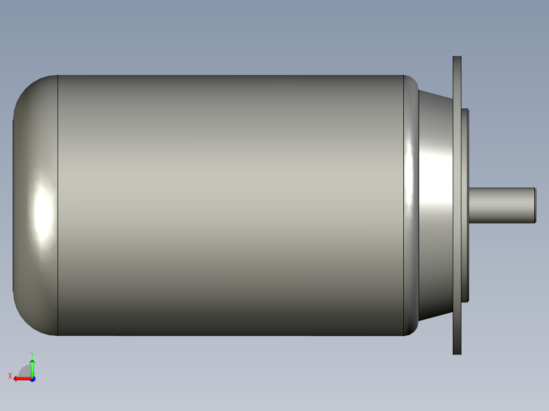 电机Y100-4示意图后视图