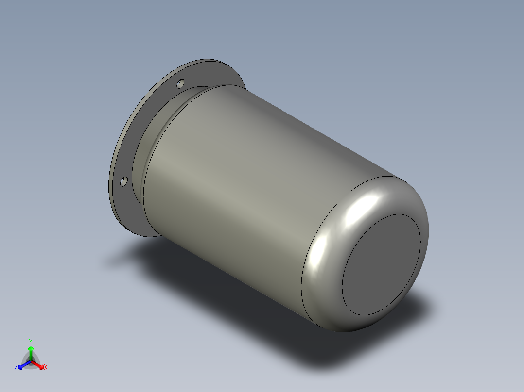 电机Y100-4示意图正等轴测图