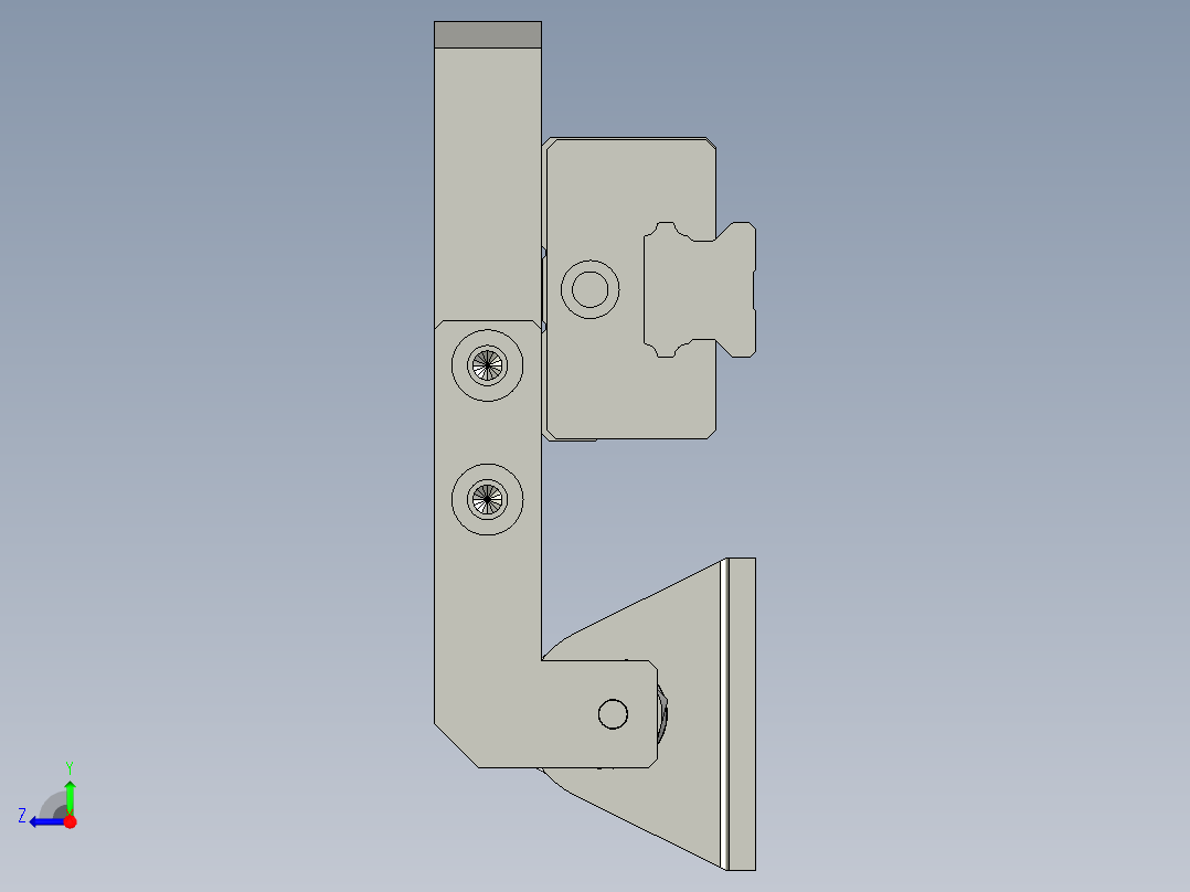 递进组件a右视图