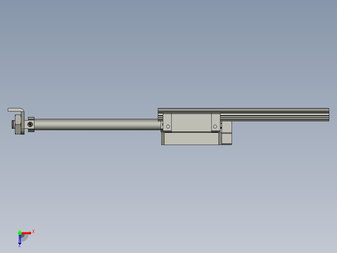 递进组件a俯视图