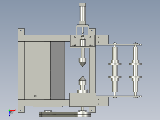 卷取垫布整理装置俯视缩略图