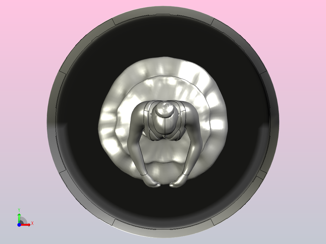 芭蕾舞女演员前视图