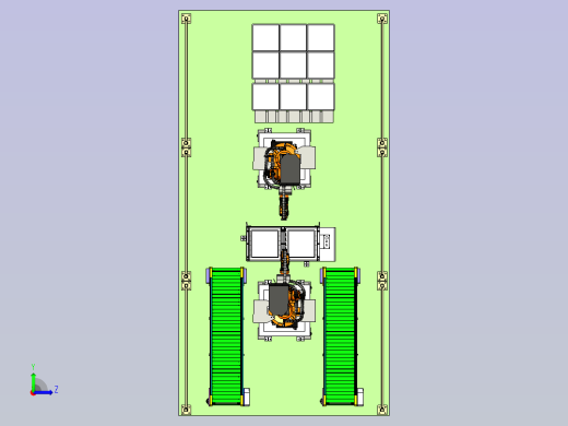 自动化装箱与称重生产线设计左视缩略图