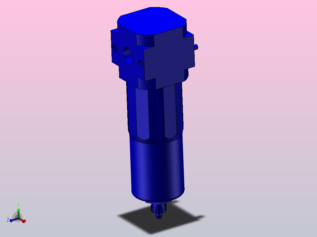 费斯托精细过滤器192573-LFMB-D-MIDI-A主视图