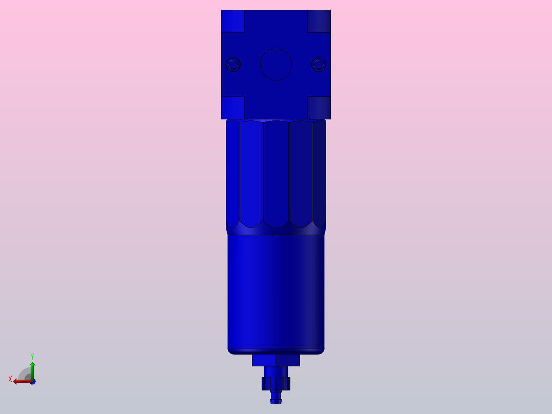 费斯托精细过滤器192573-LFMB-D-MIDI-A后视图