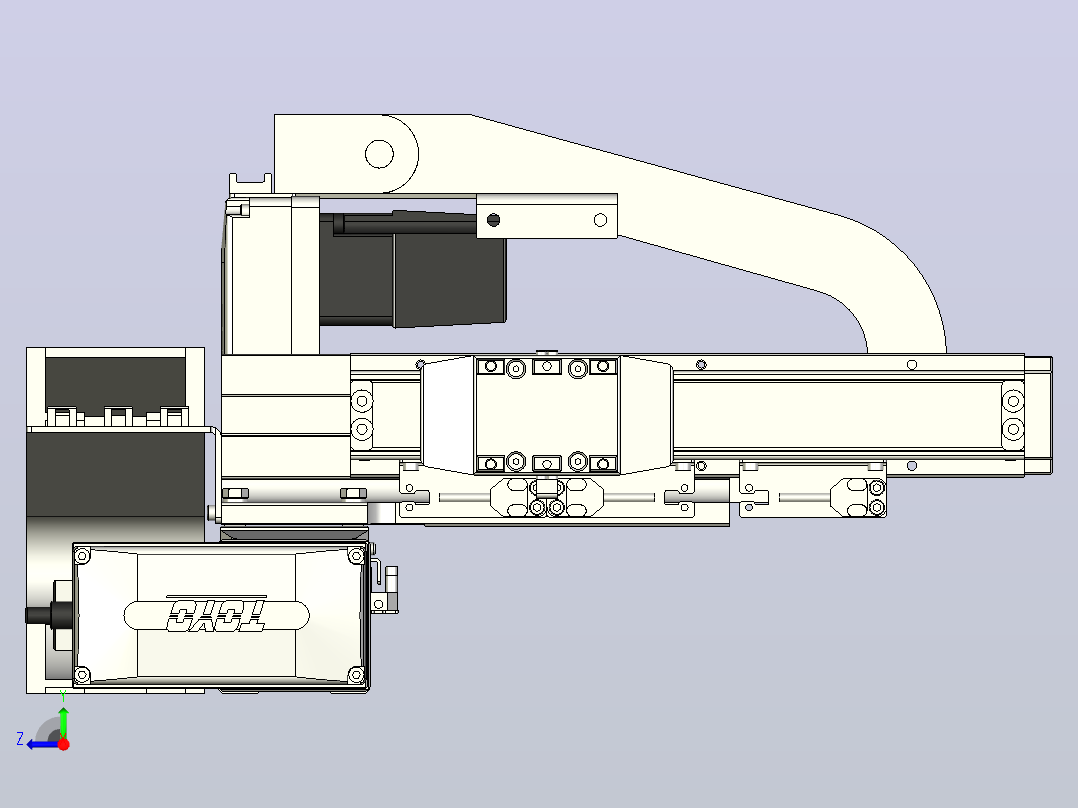 XYGT210-A4-50-100-M-C-0001丝杆模组 XY悬臂 负载2-5KG 内嵌式 XYGT210-A4 替换TOYO直线模组右视图