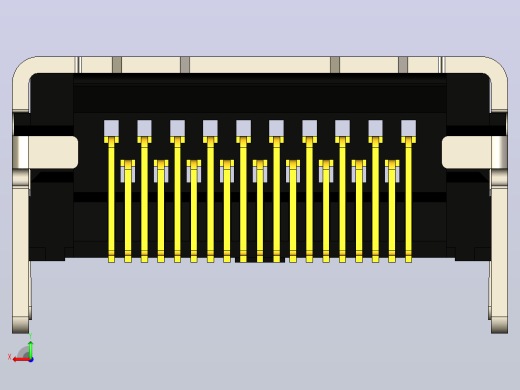 PCB连接器上的HDMI后视缩略图