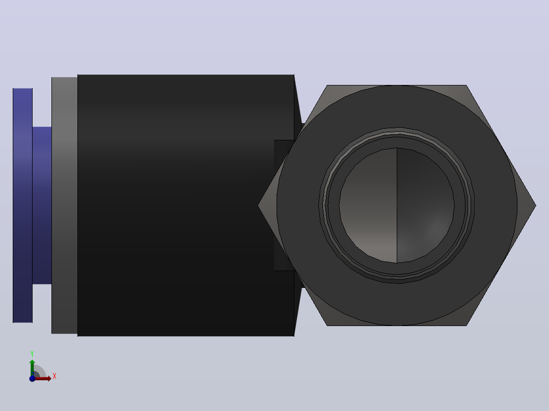 IPL-N L型螺纹弯头-NPT螺纹_IIPL38-N02前视图