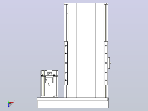 日规模组半封闭丝杆TPA-HNR-202D-2510C-L100-ML-Y-P75-N3俯视缩略图
