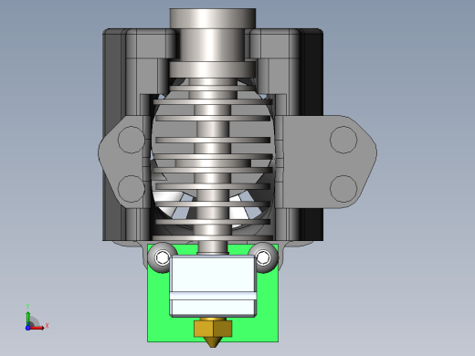 E用Delta effector3d V6 带散热风扇和迷你前视缩略图