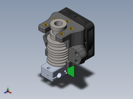 E用Delta effector3d V6 带散热风扇和迷你正等轴测缩略图