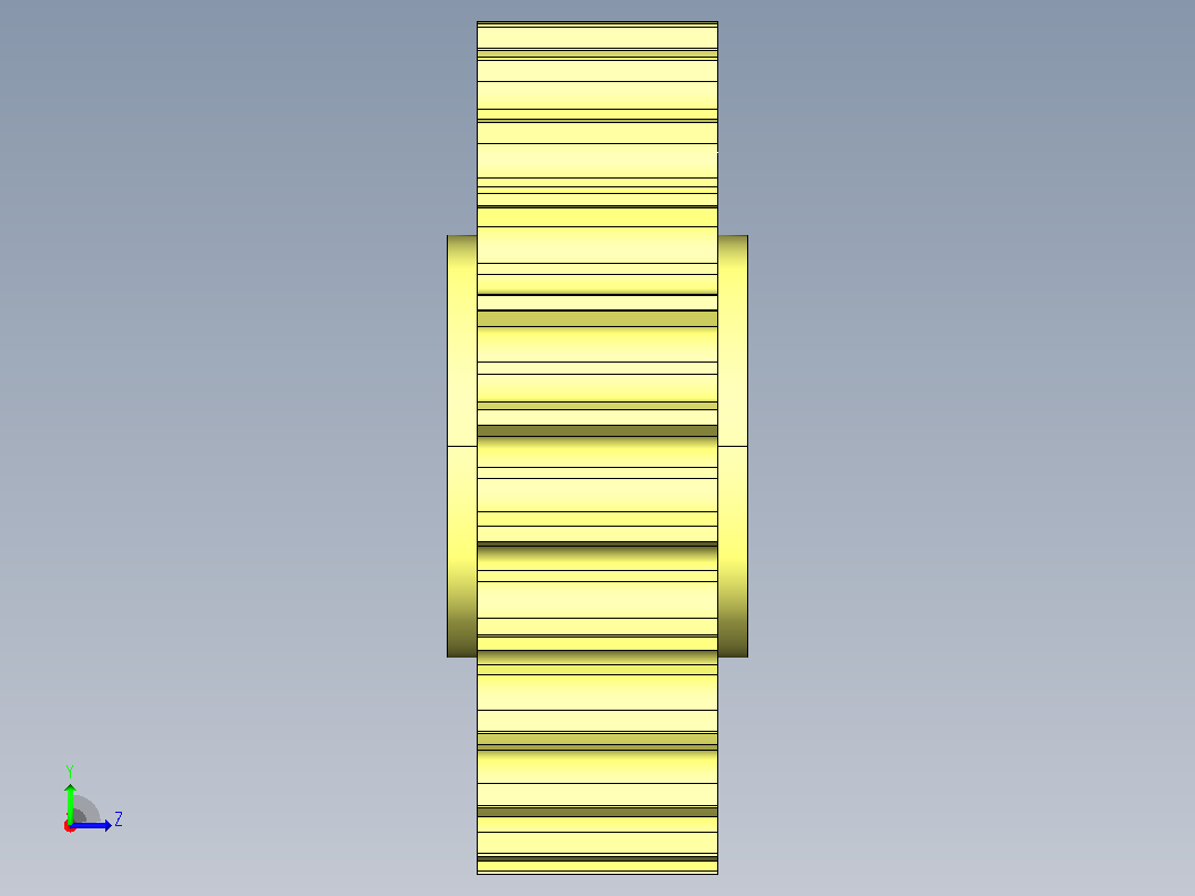 JS 812-23T-R25-C1 SS812系列机加工主动轮左视图