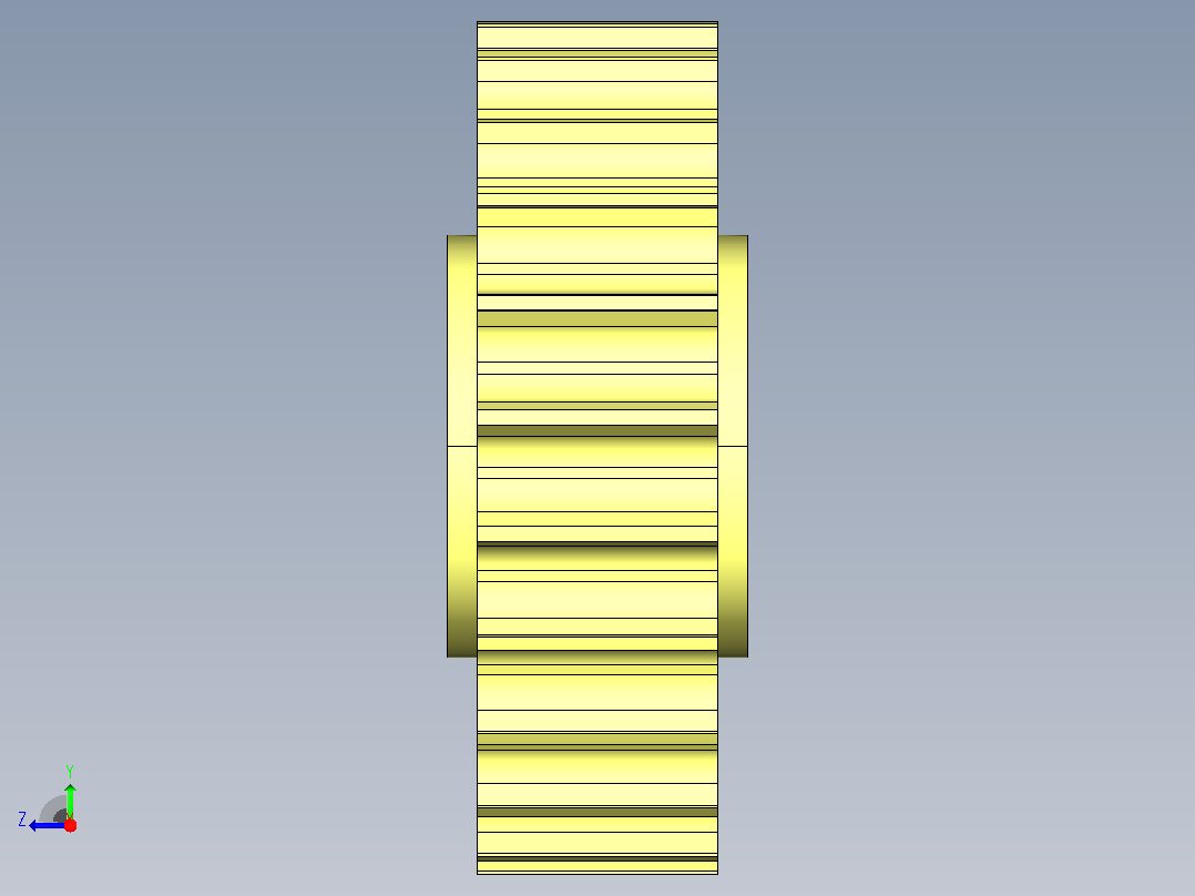 JS 812-23T-R25-C1 SS812系列机加工主动轮右视图