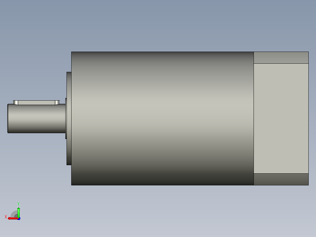 间隙减速器gearbox_gbx120009k_gbk_120_070_2_f后视图