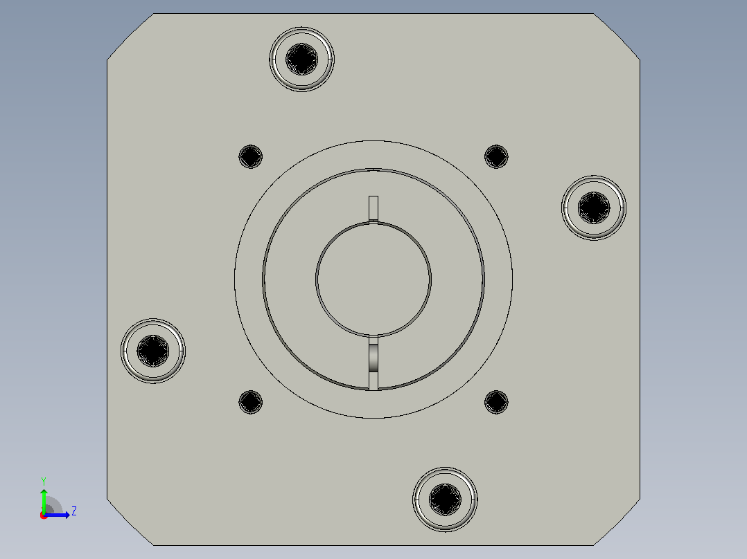 间隙减速器gearbox_gbx120009k_gbk_120_070_2_f左视图