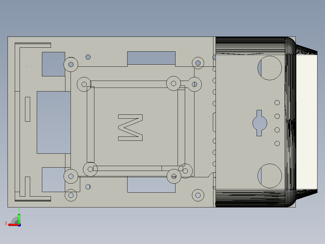 桌面esp 32小狗后视图