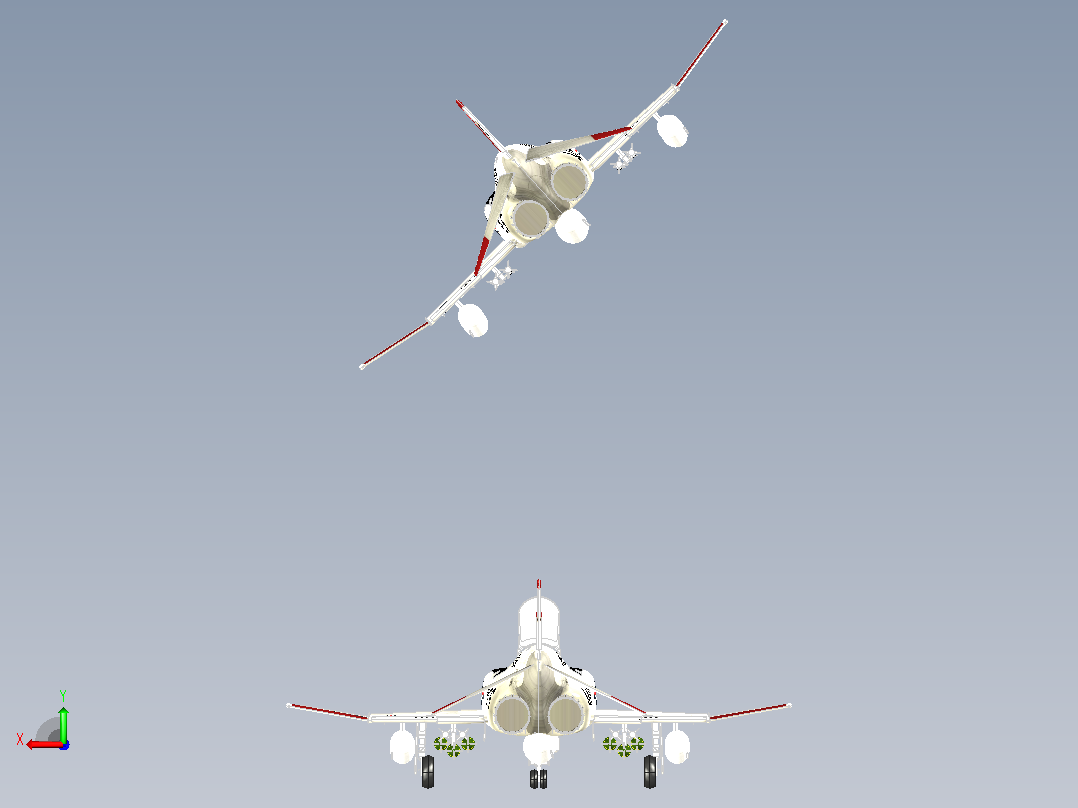 F-4幻影II后视图