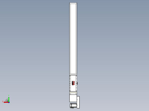 伺服电机集成皮带传动直线执行器TPA-OCB-140-256-L1150-MR-P75-N3后视缩略图
