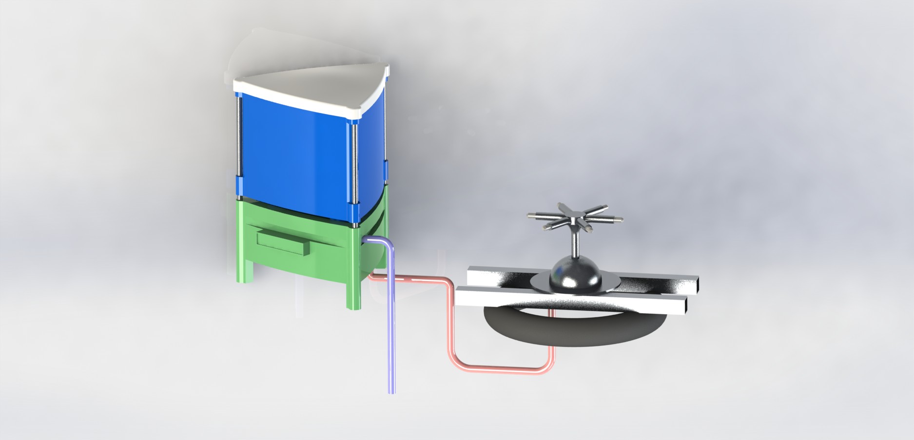池塘自动喂养机及三维造型(sw12+说明书+cad)