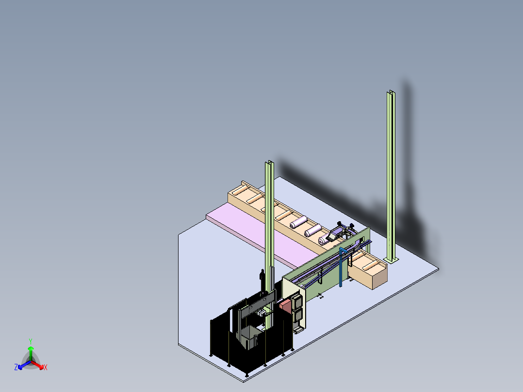 自动化设备3正等轴测图