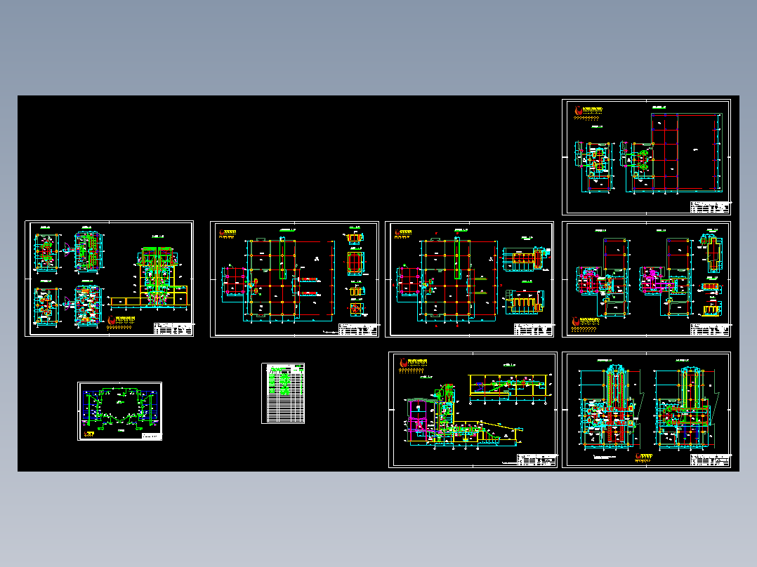 水泥包装、输送及成品库系统全套图9张