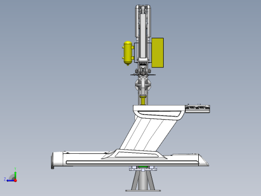 Q028-一种CT患者床预装工装设计【三维SolidWorks】右视缩略图