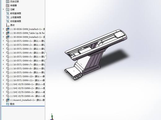 Q028-一种CT患者床预装工装设计【三维SolidWorks】缩略图