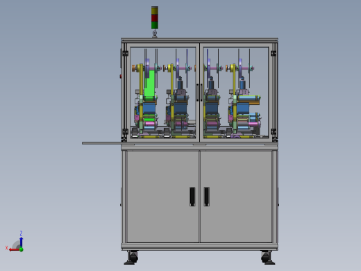 自动化4工位贴标机