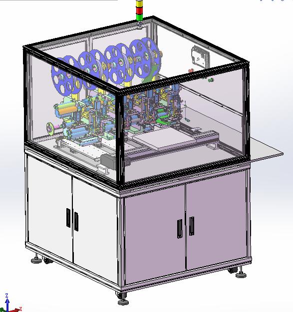 自动化4工位贴标机