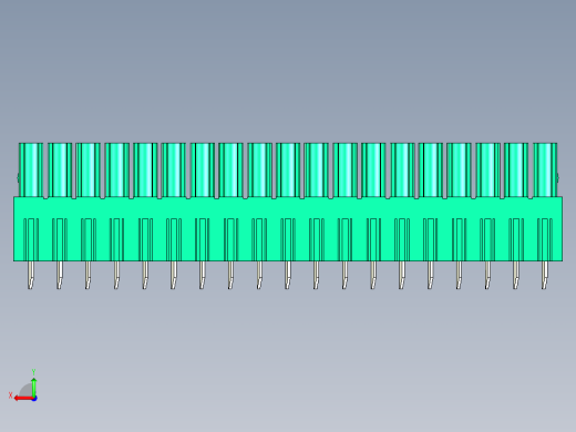DEGSON 15EDG 系列 3.5mm 插拔式接线端子 FullPack-15EDGB-3.5-19P-14-00AH后视缩略图
