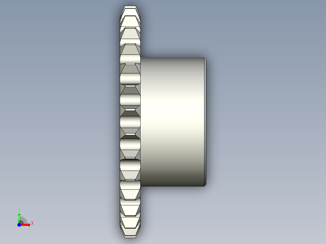 链轮-Sprocket_30-44-75-50_12-Y0前视图