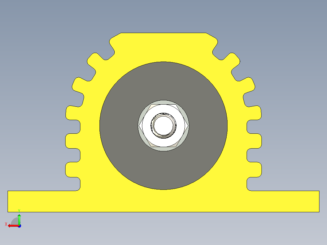 HSC200系列200瓦电阻器后视图