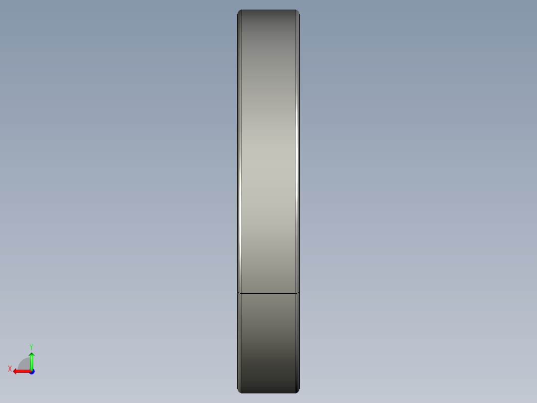 深沟球轴承6238后视图