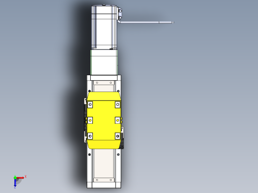 GTH内嵌丝杆全封闭GTH8-60步进俯视缩略图