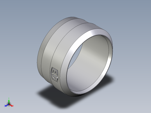 卡套式工业通用硬管接头EO_Progressive_ring_DPR15L71X正等轴测缩略图