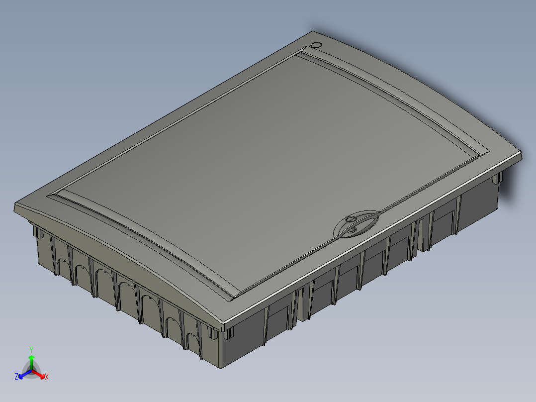 电气柜-81554正等轴测图