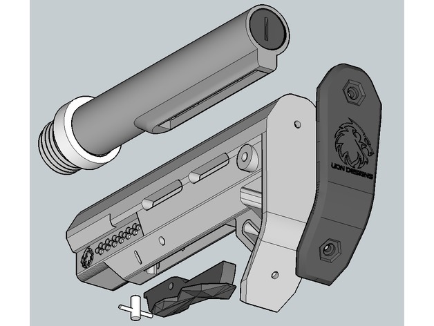 3D打印模型 - 弩类配件
