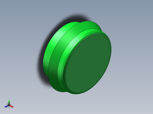 绿色开关按键正等轴测缩略图