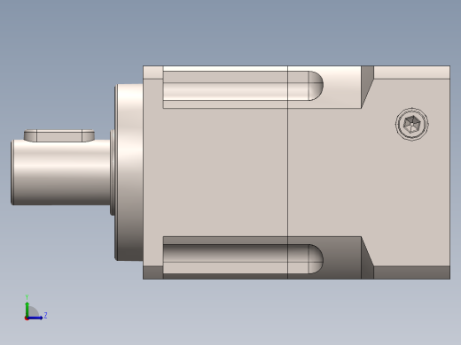 行星减速机42步进减速机 输出轴13 FAB-042-L1-S2-P2-Φ8-Φ30-Φ46-M4-26左视缩略图