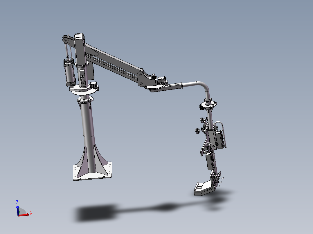 助力机械臂设计三维SW模型==857378==50主视图