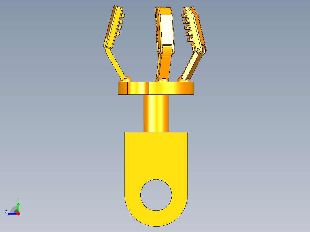 全自动机械手采摘车右视图