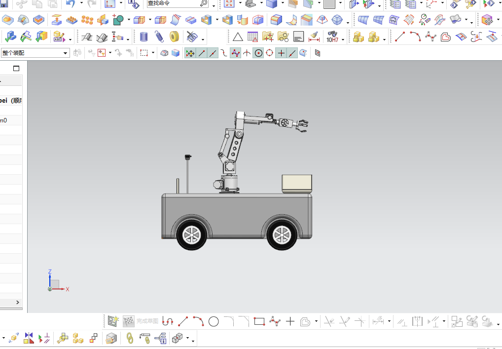 全自动机械手采摘车
