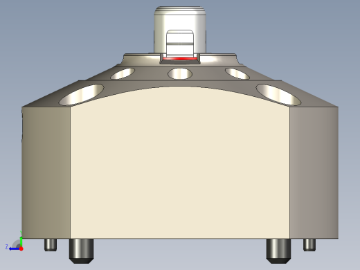 KOSMEKSFA3000-G0A-130多系列多零件图纸模型多系列多零件图纸模型右视缩略图