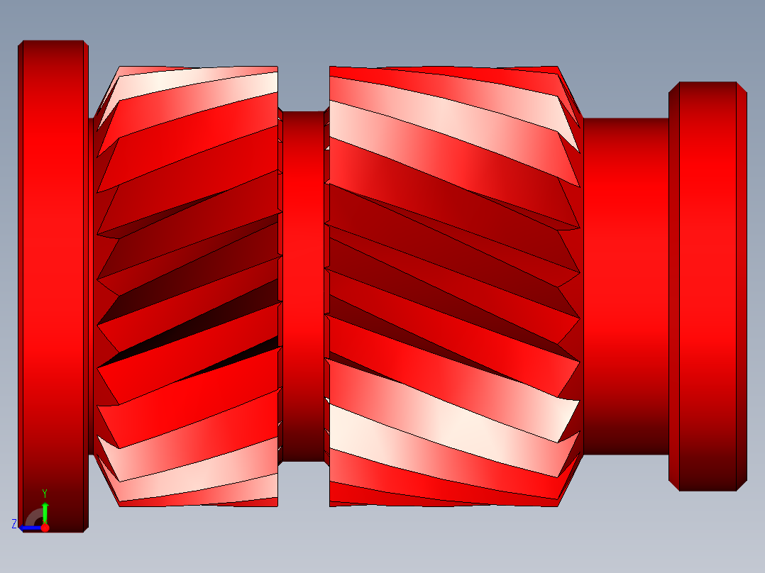 塑料加热或超声波安装用金属（黄铜）嵌件，带法兰接头和反向人字纹。各种螺纹尺寸M3、M3.5、M4、M5和M6右视图
