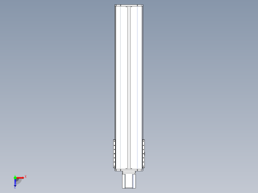 东锦丝杆传动-直线滑台模组DH270-C-L10-S1200-BC-T1000W-C3俯视缩略图