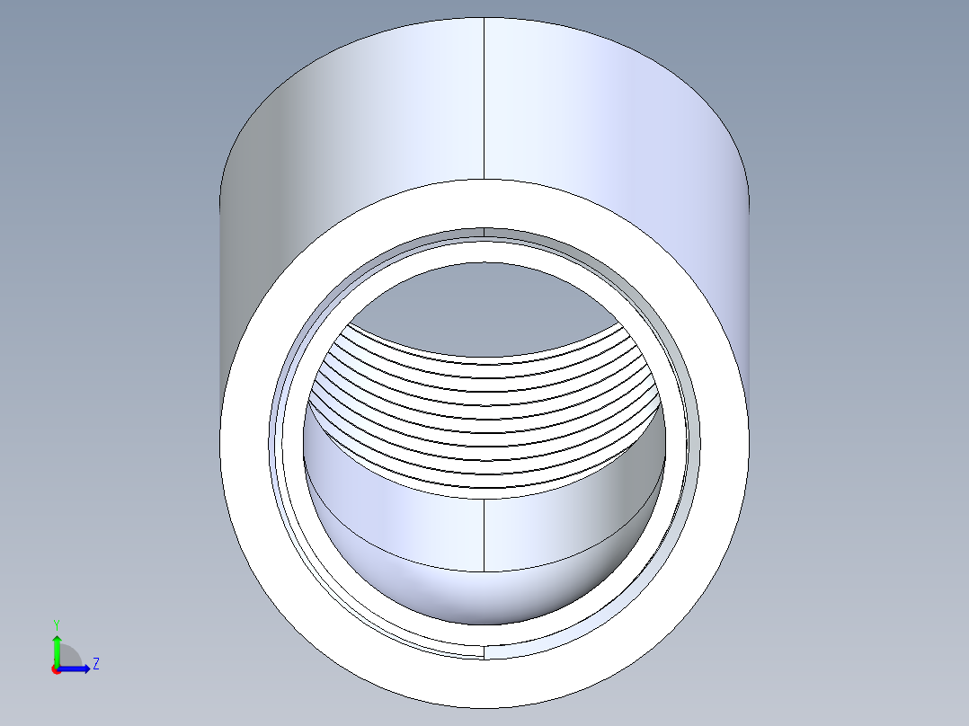 CPVC管件09-Sch80_45Elbow_FPTxFPT_9819-015 _1.5in左视图